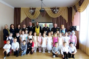 Праздник Крещения Господня в детском саду и начальной школе в станице Раевской