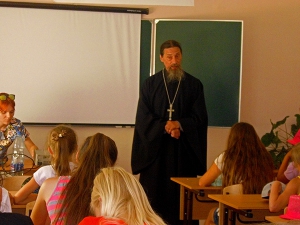 Беседа о святом равноапостольном князе Владимире в школе № 11 станицы Запорожской