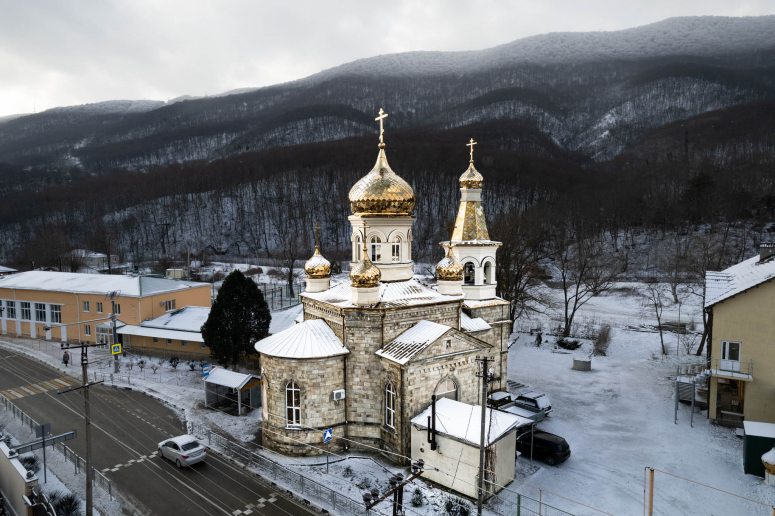 БОЖЕСТВЕННАЯ ЛИТУРГИЯ В ХРАМЕ СВЯТИТЕЛЯ НИКОЛАЯ ЧУДОТВОРЦА, СЕЛА АДЕРБИЕВКА