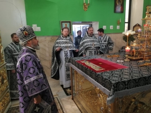 ЛИТУРГИЯ ПРЕЖДЕОСВЯЩЕННЫХ ДАРОВ В ХРАМЕ СВЯТОГО ОНУФРИЯ ВЕЛИКОГО, В ГОРОДЕ-КУРОРТЕ АНАПА