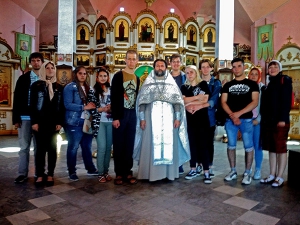 Студенты Апшеронского лесхоз-техникума посетили храм святых Новомученников и Исповедников Церкви Русской города Новороссийск