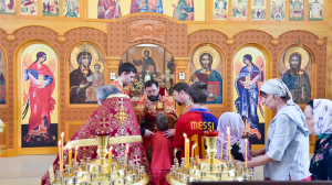 ПРАСКОВЕЕВКА. БОЖЕСТВЕННАЯ ЛИТУРГИЯ В ХРАМЕ УСЕКНОВЕНИЯ ГЛАВЫ ИОАННА ПРЕДТЕЧИ
