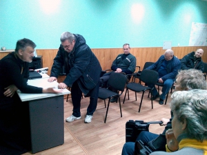 Священник встретился с членами казачьего общества Восточного района г. Новороссийска