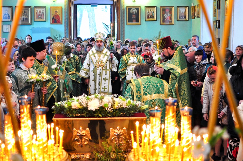 Всенощное бдение в канун праздника Входа Господня в Иерусалим