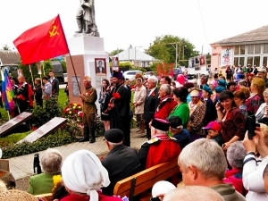 Участие священника в митинге Дня Победы в с. Цибанобалка