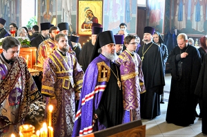 Божественная литургия в День Тезоименитства Преосвященнейшего Феогноста, епископа Новороссийского и Геленджикского