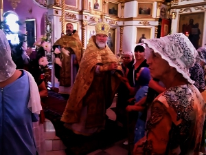 Поздравление православных семей с днем памяти свв. блгг. кнн. Петра и Февронии Муромских в храме святого Архистратига Михаила города Темрюк