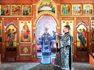 Литургия Преждеосвященных Даров в Свято-Успенском кафедральном соборе г. Новороссийска