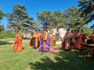 БЛАГОВЕЩЕНСКАЯ. ЧИН ОСВЯЩЕНИЯ ЗАКЛАДНОГО КАМНЯ В ОСНОВАНИЕ ХРАМА В ЧЕСТЬ БЛАГОВЕЩЕНИЯ ПРЕСВЯТОЙ БОГОРОДИЦЫ