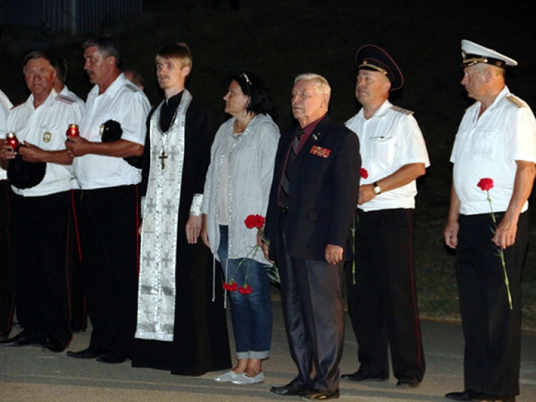 Традиционная Всероссийская патриотическая акция «Свеча памяти» в городе Темрюк