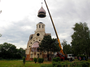 Чин закладки камня в основание храма святого благоверного великого князя Александра Невского в поселке Забойском