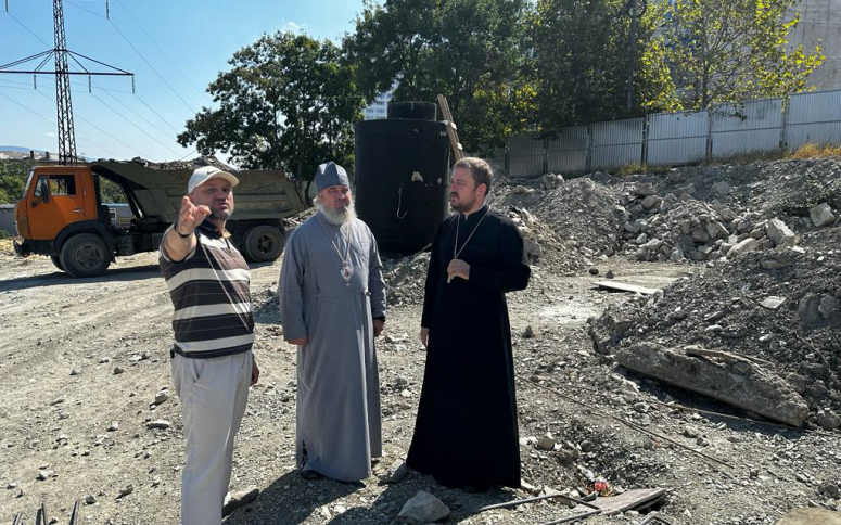 НОВОРОССИЙСК. ПОСЕЩЕНИЕ СТРОЯЩЕГОСЯ ХРАМА АПОСТОЛА И ЕВАНГЕЛИСТА ИОАННА БОГОСЛОВА