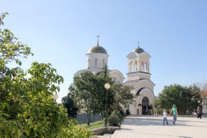 Освящение храма в честь святого Илии пророка села Мысхако города Новороссийска