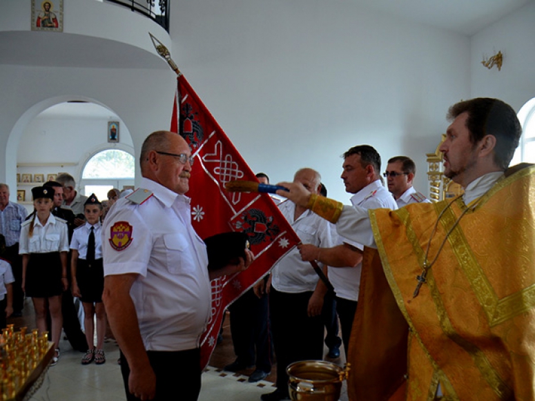 В храме святого благоверного князя Александра Невского города Темрюк состоялась присяга казаков