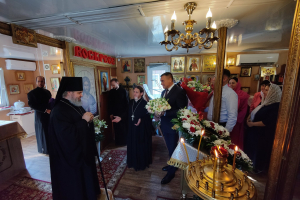МИХАЙЛОВСКИЙ ПЕРЕВАЛ. БОЖЕСТВЕННАЯ ЛИТУРГИЯ В ПРАЗДНИК ВОСПОМИНАНИЯ ЧУДА АРХИСТРАТИГА БОЖЬЕГО МИХАИЛА, БЫВШЕГО В ХОНЕХ
