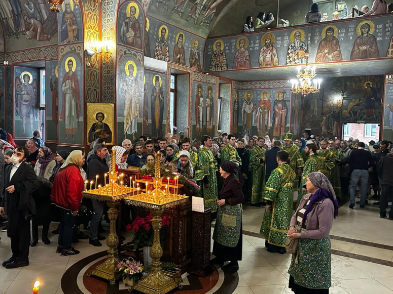 НОВОРОССИЙСК. ВСЕНОЩНОЕ БДЕНИЕ В ЛАЗАРЕВУ СУББОТУ