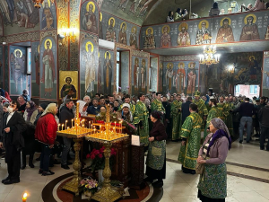 НОВОРОССИЙСК. ВСЕНОЩНОЕ БДЕНИЕ В ЛАЗАРЕВУ СУББОТУ