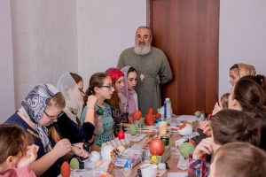 Пасхальный мастер-класс в храме великомученика Димитрия Солунского села Пшада