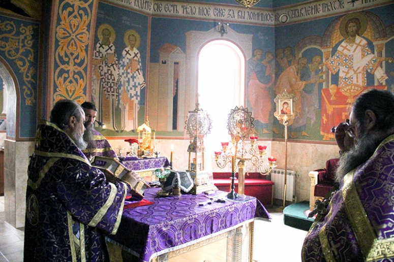 Литургия Преждеосвященных Даров в Великий Вторник Страстной седмицы
