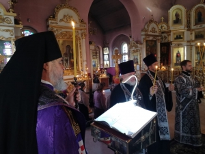 ЧТЕНИЕ ВЕЛИКОГО КАНОНА ПРП. АНДРЕЯ КРИТСКОГО В ХРАМЕ АРХИСТРАТИГА МИХАИЛА ГОРОДА ТЕМРЮКА