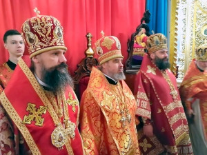 ЕПИСКОП ФЕОГНОСТ ПРИНЯЛ УЧАСТИЕ В ТОРЖЕСТВАХ ПО СЛУЧАЮ ПРЕСТОЛЬНОГО ПРАЗДНИКА ЕКАТЕРИНИНСКОГО КАФЕДРАЛЬНОГО СОБОРА ГОРОДА КРАСНОДАРА