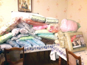 Славянское благочиние приняло участие в сборе гуманитарной помощи пострадавшим от наводнения в Туапсинском районе