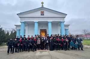 ТАМАНЬ. ВЕЛИКАЯ ВЕЧЕРНЯ В СВЯТО-ПОКРОВСКОМ ХРАМЕ