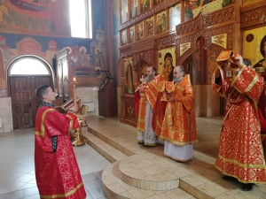 БОЖЕСТВЕННАЯ ЛИТУРГИЯ В ДЕНЬ ОТДАНИЯ ПРАЗДНИКА ПАСХИ