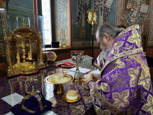 НОВОРОССИЙСК. БОЖЕСТВЕННАЯ ЛИТУРГИЯ В НЕДЕЛЮ ТОРЖЕСТВА ПРАВОСЛАВИЯ В СВЯТО-УСПЕНСКОМ КАФЕДРАЛЬНОМ СОБОРЕ