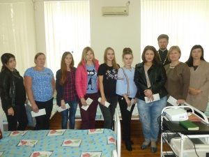 Беседа с пациентками дневного стационара женской консультации города Крымска