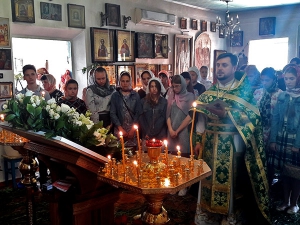 Священник благословил школьников ст. Анастасиевской на сдачу экзаменов