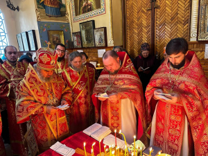 СЛАВЯНСК-НА-КУБАНИ. БОЖЕСТВЕННАЯ ЛИТУРГИЯ В ХРАМЕ СВЯТОГО ВЕЛИКОМУЧЕНИКА И ЦЕЛИТЕЛЯ ПАНТЕЛЕИМОНА