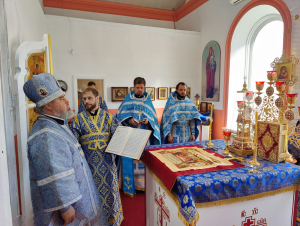 ВАРЕНИКОВСКАЯ. БОЖЕСТВЕННАЯ ЛИТУРГИЯ В ДЕНЬ ОТДАНИЯ ПРАЗДНИКА РОЖДЕСТВА ПРЕСВЯТОЙ БОГОРОДИЦЫ В ХРАМЕ СВЯТОГО ВЕЛИКОМУЧЕНИКА ГЕОРГИЯ ПОБЕДОНОСЦА