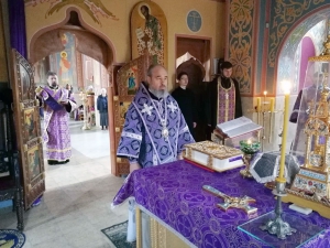 Богослужение в день памяти преподобноисповедника схиархимандрита Севастиана Карагандинского