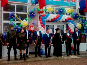 Настоятель храма свт. Николая Чудотворца с. Архипо-Осиповка принял участие в праздничных мероприятиях Дня Победы