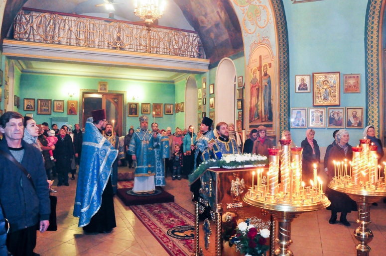 Всенощное бдение в канун праздника Сретение Господа Бога и Спаса нашего Иисуса Христа
