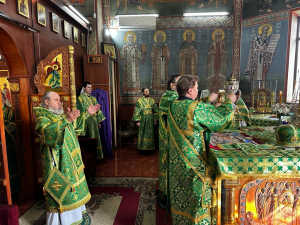 НОВОРОССИЙСК. БОЖЕСТВЕННАЯ ЛИТУРГИЯ В ПРАЗДНИК ВХОДА ГОСПОДА В ИЕРУСАЛИМ.