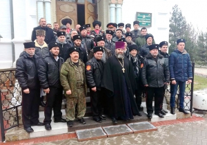 Панихида по жертвам геноцида казачества в Свято-Успенский храм г. Славянска-на-Кубани