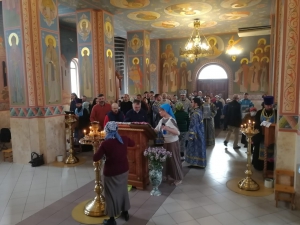 ВСЕНОЩНОЕ БДЕНИЕ В КАНУН ПРАЗДНИКА БЛАГОВЕЩЕНИЯ ПРЕСВЯТОЙ БОГОРОДИЦЫ