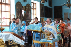 Молебен на начало учебного года в ст. Тамань