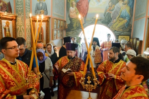 Всенощное бдение в храме святого великомученика Георгия Победоносца в городе-курорте Геленджик