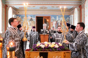 УТРЕНЯ С ЧТЕНИЕМ ВЕЛИКОГО КАНОНА ПРЕПОДОБНОГО АНДРЕЯ КРИТСКОГО В КАФЕДРАЛЬНОМ СВЯТО-ВОЗНЕСЕНСКОМ СОБОРЕ Г. ГЕЛЕНДЖИКА