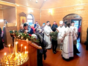 ВСЕНОЩНОЕ БДЕНИЕ В МАЛОМ ХРАМЕ АНДРЕЕВСКОГО КАФЕДРАЛЬНОГО СОБОРА