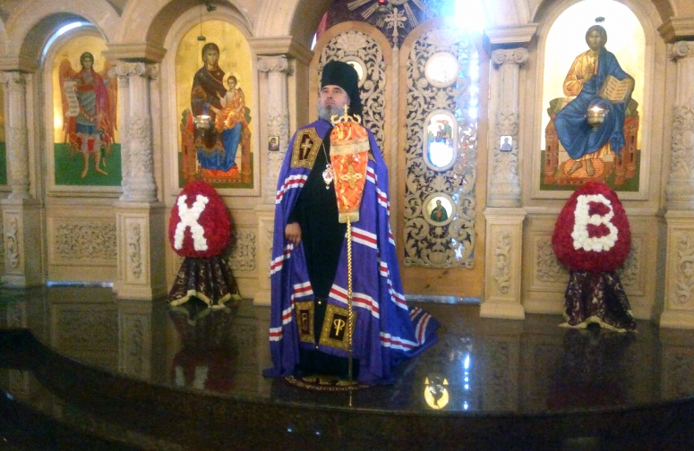 Всенощное бдение в храме великомученика Георгия Победоносца поселка Витязево