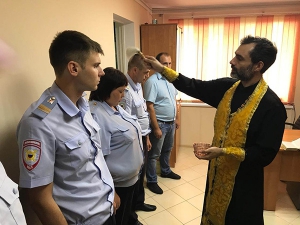 Молебен в день памяти святого равноапостольного князя Владимира в Изоляторе временного содержания Анапы