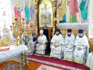БОЖЕСТВЕННАЯ ЛИТУРГИЯ В СВЯТО-УСПЕНСКОМ ХРАМЕ Г. СЛАВЯНСКА-НА-КУБАНИ