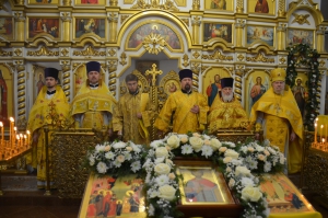 БОЖЕСТВЕННАЯ ЛИТУРГИЯ В ХРАМЕ СВЯТОГО БЛАГОВЕРНОГО КНЯЗЯ АЛЕКСАНДРА НЕВСКОГО ГОРОДА ТЕМРЮКА