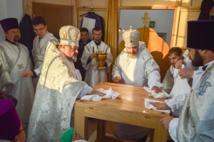ОСВЯЩЕНИЕ ХРАМА В ЧЕСТЬ СВЯТИТЕЛЯ НИКОЛАЯ В СТАНИЦЕ НЕБЕРДЖАЕВСКОЙ