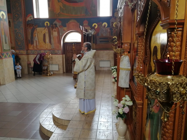 БОЖЕСТВЕННАЯ ЛИТУРГИЯ В ПРАЗДНИК ВЛАДИМИРСКОЙ ИКОНЫ БОЖИЕЙ МАТЕРИ
